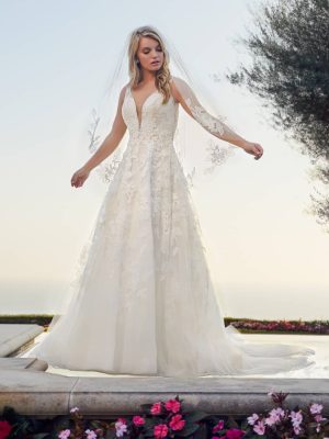 Casablanca Ann A line Custom wedding dresses near me