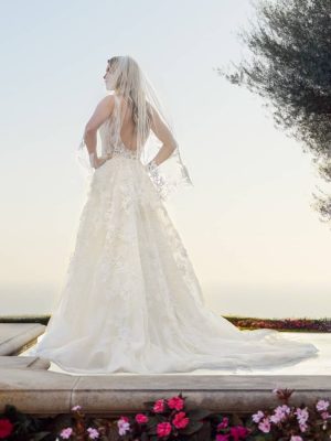 Casablanca Ann A line Ethereal wedding dresses for outdoor weddings