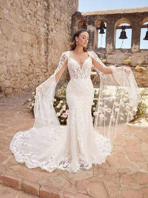 Casablanca Annalise Fit and Flare Couture wedding dresses USA