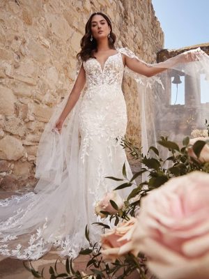 Casablanca Annalise Fit and Flare Designer wedding dresses San Diego