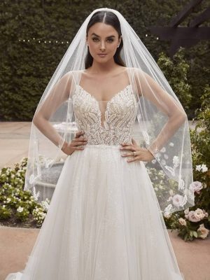Casablanca Carrie A line Best bridal shop in San Diego