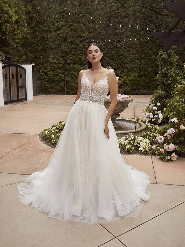 Casablanca Carrie A line Handmade wedding dresses USA