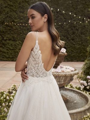 Casablanca Carrie A line Vintage wedding dress collection