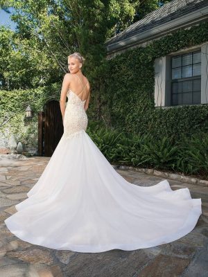 Casablanca Clara Fit and Flare Bridal gown shopping San Diego