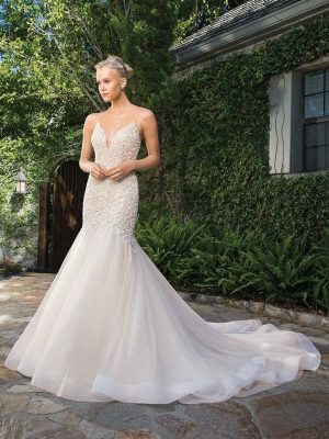 Casablanca Clara Fit and Flare Wedding dress stores near me