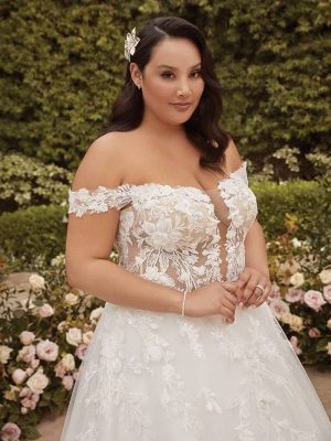 Casablanca Eliana A Line Beach wedding gowns for destination weddings