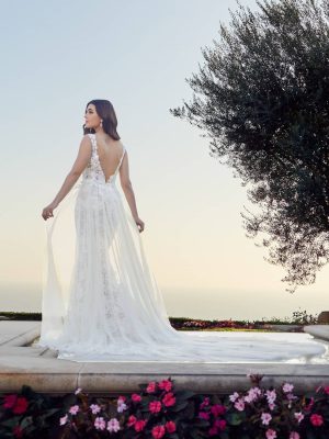 Casablanca Elisha Fit and Flare Designer wedding dresses San Diego