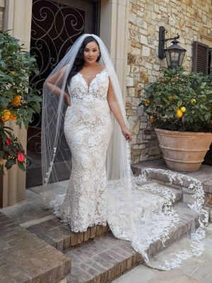 Casablanca Elisha Fit and Flare Vintage wedding dress collection