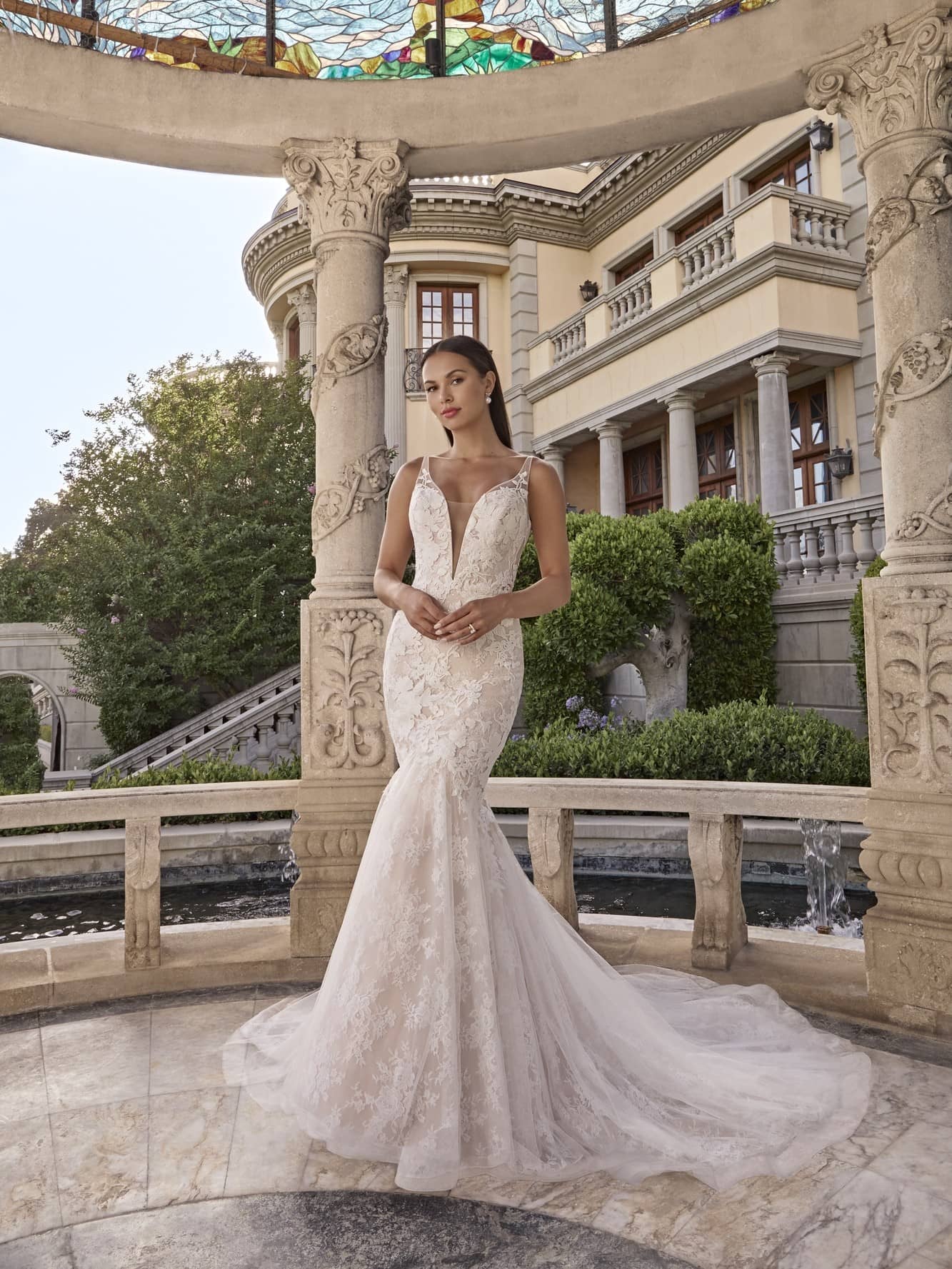 Casablanca Este Fit and Flare Wedding Dress 2