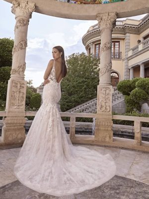 Casablanca Este Fit and Flare Wedding Dress 3