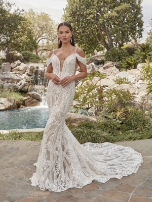 Casablanca Francesca Fit and Flare Wedding gown alterations San Diego