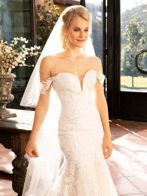 Casablanca Karina Fit and Flare Elegant wedding dresses for brides