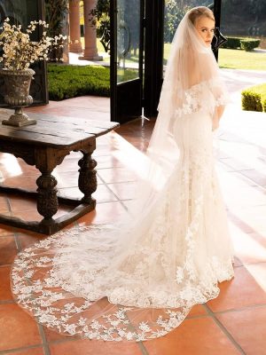 Casablanca Karina Fit and Flare Plus size wedding dresses San Diego