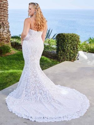 Casablanca Keaton Fit and Flare Handmade wedding dresses USA