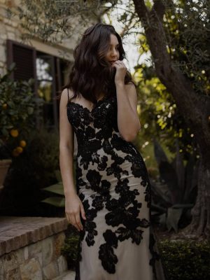 Casablanca Kimberly Fit and Flare Top rated wedding dress store San Diego