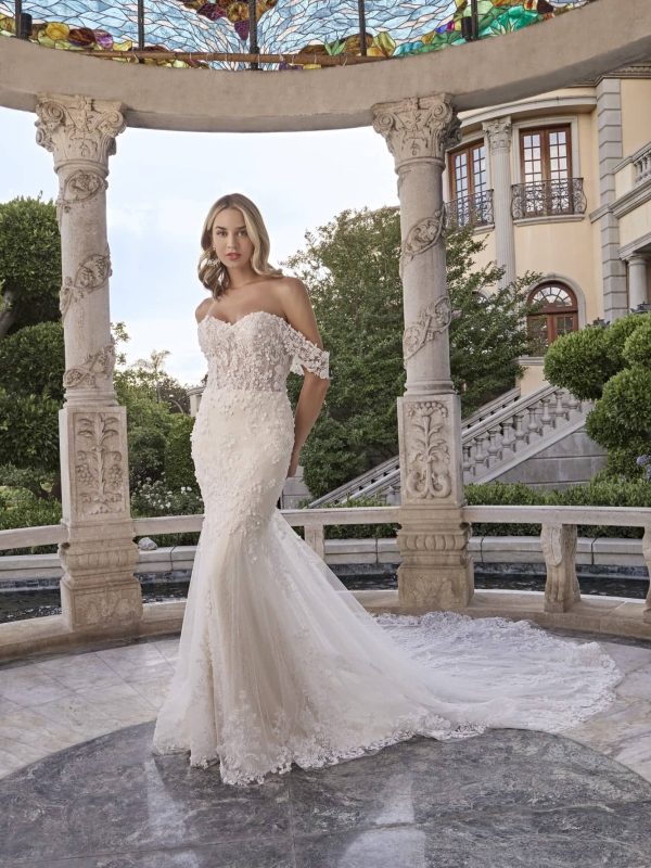 Casablanca Kitty Fit and Flare Beach wedding dresses San Diego