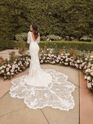 Casablanca Lauren Fit and Flare Bridal boutique San Diego