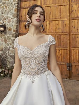 Casablanca London A Line Custom wedding dresses near me