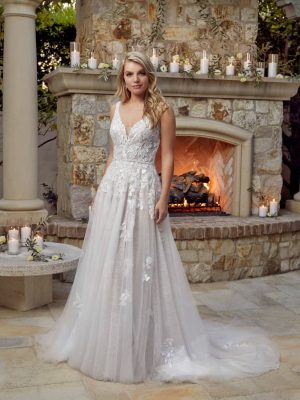Casablanca Lucy A Line Vintage wedding dress collection