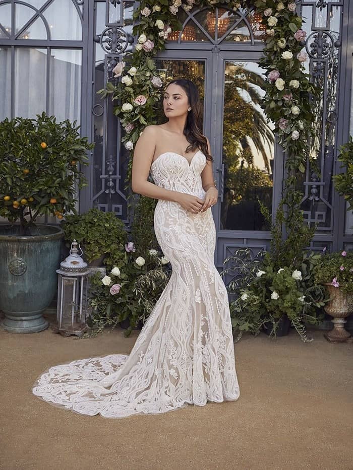 Casablanca Maddy Fit and Flare Affordable bridal gowns online