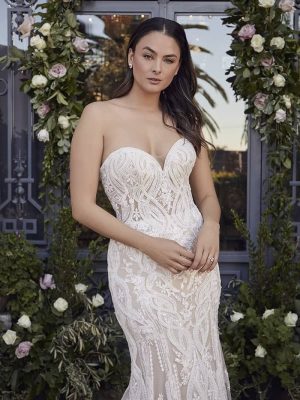 Casablanca Maddy Fit and Flare Elegant wedding dresses