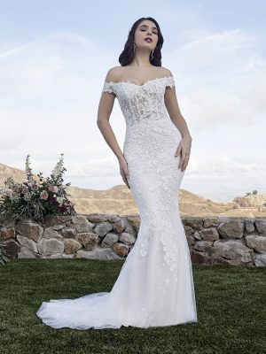 Casablanca McKenzie Fit and Flare Couture wedding gowns San Diego