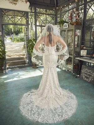 Casablanca Nicole Fit and Flare Elegant wedding dresses