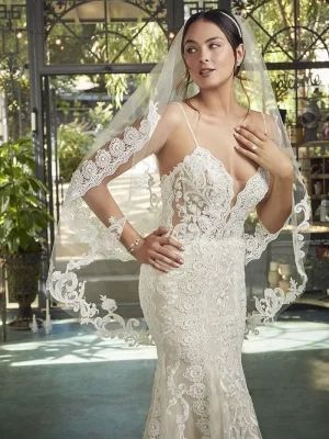 Casablanca Nicole Fit and Flare Made to order wedding gowns