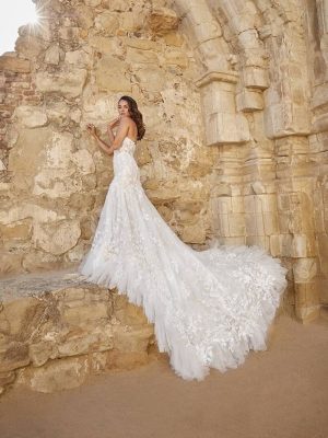 Casablanca Paulina Fit and Flare Bridal gown San Diego showroom