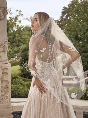 Casablanca Petal A line Affordable bridal gowns online