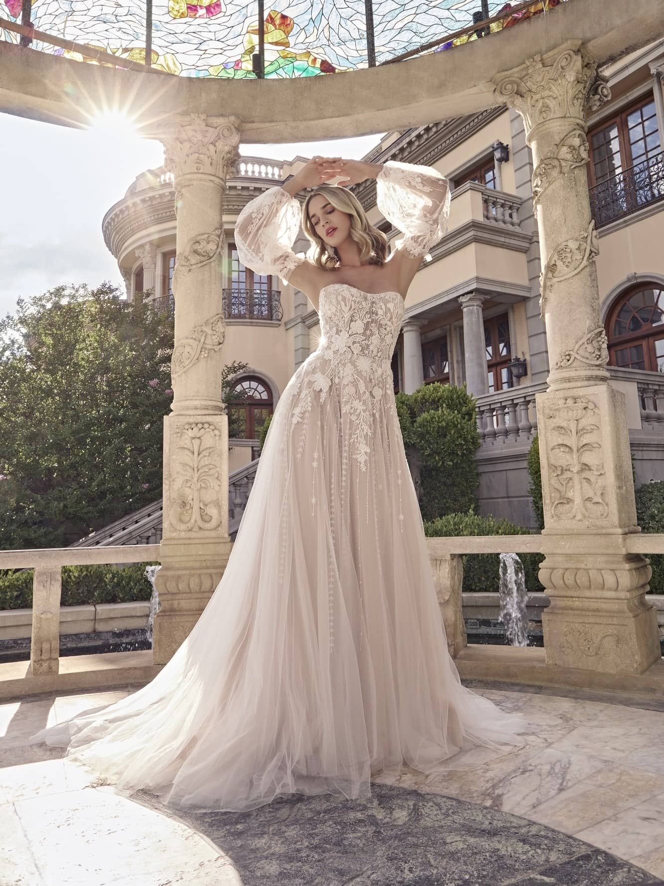 Casablanca Petal A line Luxury bridal boutique online