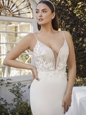 Casablanca Shay Fit and Flare Beach wedding dresses San Diego