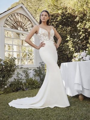 Casablanca Shay Fit and Flare Best bridal shop in San Diego