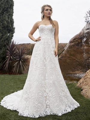 Casablanca Taylor A Line Wedding Dress