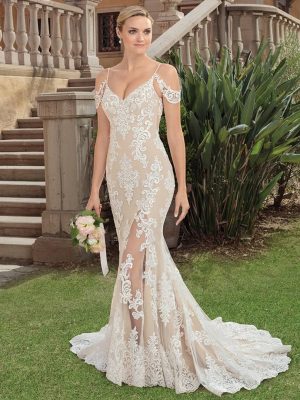 Casablanca Zola Fit and Flare Affordable bridal gowns online