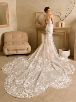 KittyChen Delilah Fit and Flare Bridal gown shopping San Diego