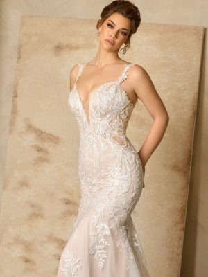 KittyChen Delilah Fit and Flare Handmade wedding dresses USA