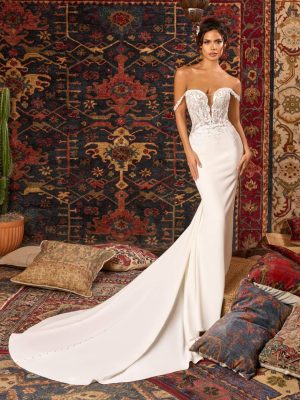 KittyChen Mia Fit and Flare wedding dress