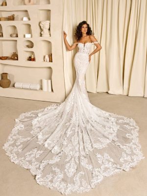 KittyChen Nicole Fit and Flare San Diego bridal fashion