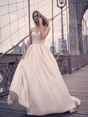 Maggie Sottero Anniston A Line Wedding dress stores near me