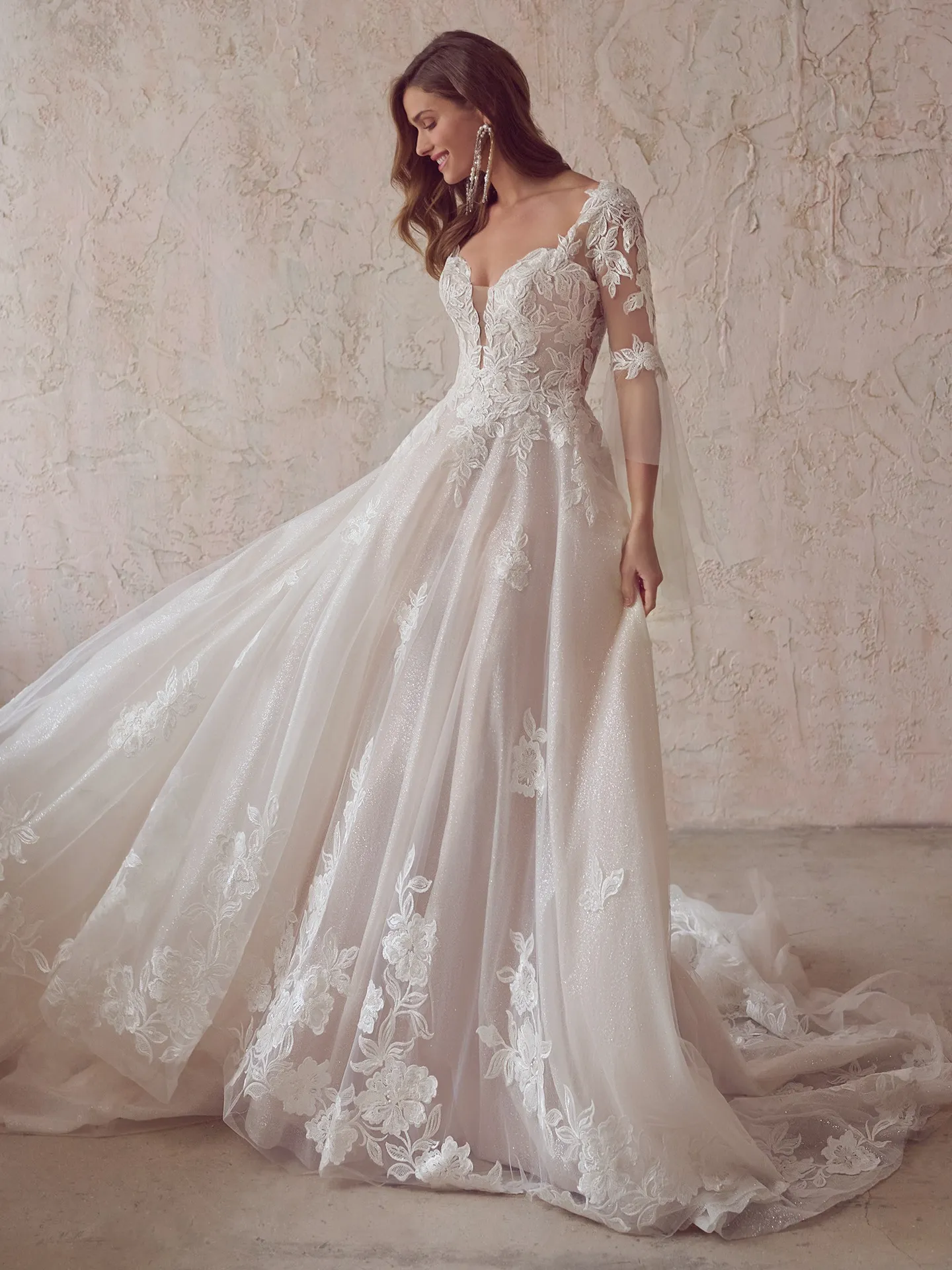 Maggie Sottero Britney A Line Beach wedding dresses San Diego