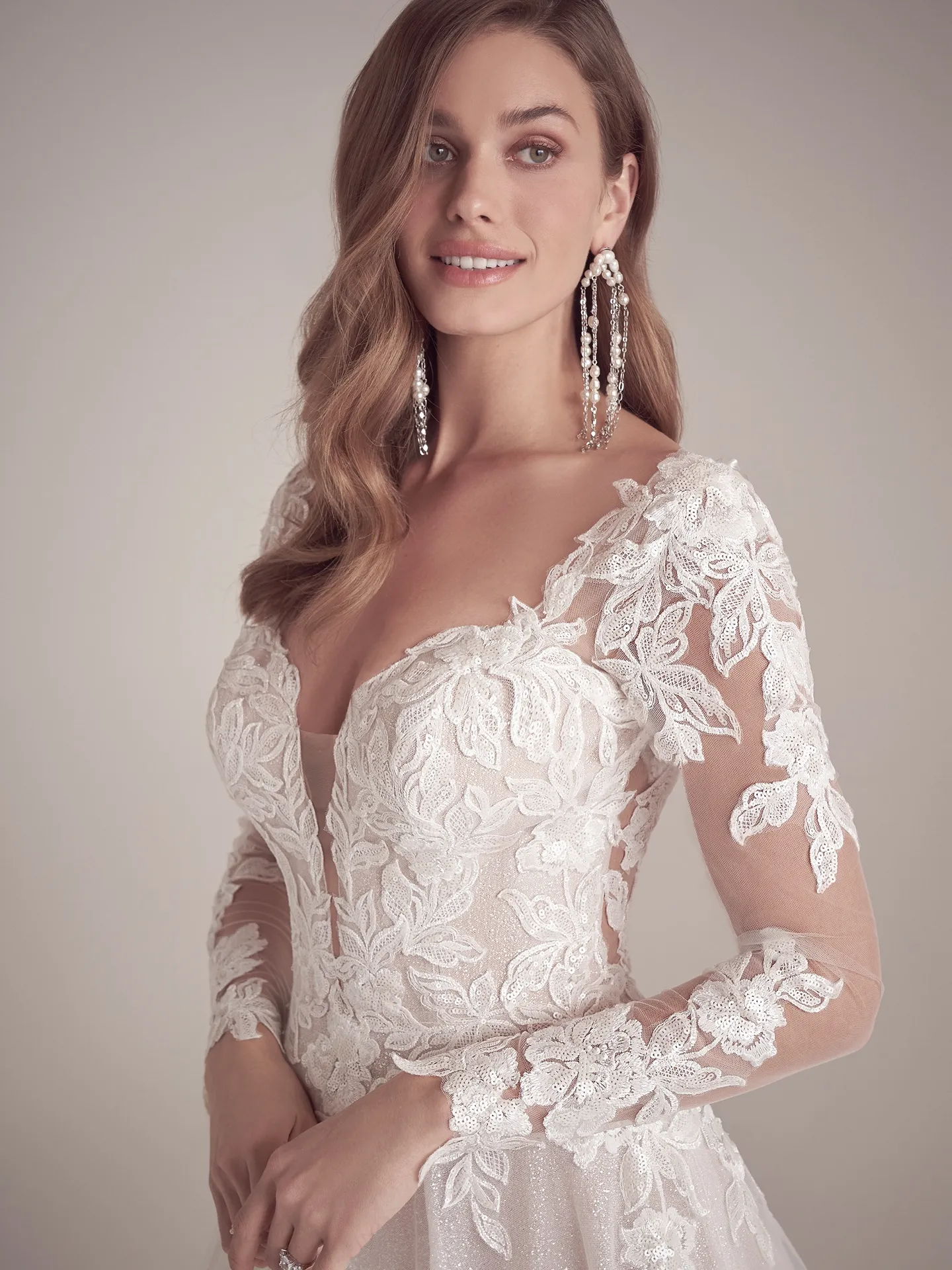 Maggie Sottero Britney A Line Luxury wedding gowns San Diego
