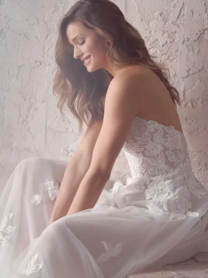 Maggie Sottero Britney A Line Romantic lace wedding dresses