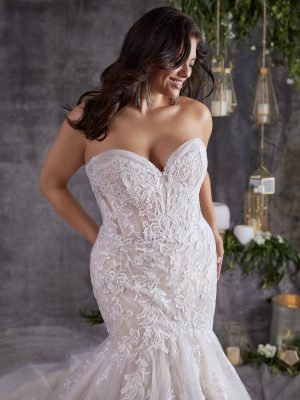 Maggie Sottero Danielle Mermaid Classic wedding dresses with long trains