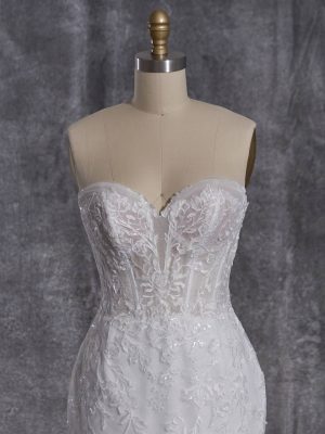 Maggie Sottero Danielle Mermaid Ethereal wedding dresses for outdoor weddings