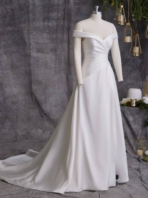 Maggie Sottero Darius A Line Top rated wedding dress store San Diego