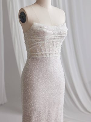 Maggie Sottero Drew Fit and Flare Custom wedding dresses near me