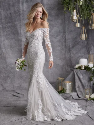 Maggie Sottero Edison Unique wedding dress designs 1