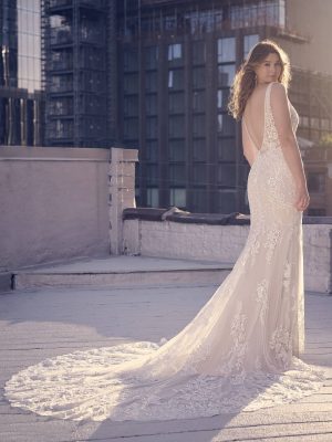 Maggie Sottero Estella Sheath Designer wedding dresses San Diego
