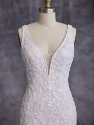 Maggie Sottero Estella Sheath Elegant wedding dresses for brides